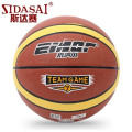 High Quality Laminated Hygroscopic PU leather Basketball For Training